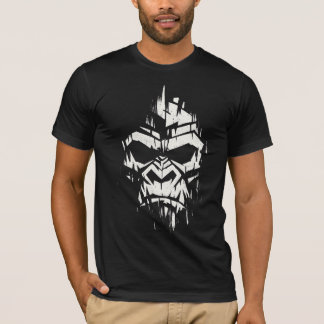 ゴリラのブルータリズム幾何学ドクログラフィック Tシャツ
