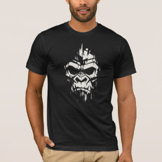 ゴリラのブルータリズム幾何学ドクログラフィック Tシャツ