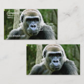 ゴリラのプロフィールの名刺 名刺 (正面/裏面)