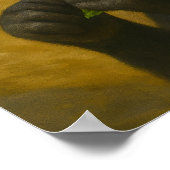 ゴリラの優雅 - 写実的な野生動物の肖像 ポスター (角)