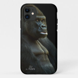 ゴリラの写真 iPhone 11 ケース