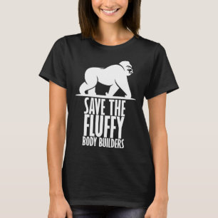 ゴリラの動物の権利救ゴリラ Tシャツ