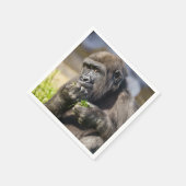 ゴリラの子ども スタンダードカクテルナプキン (角)