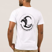 ゴリラの強さの獣のワイシャツ Tシャツ (裏面)