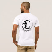 ゴリラの強さの獣のワイシャツ Tシャツ (裏面フル)