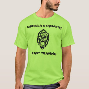 ゴリラの強さの獣の訓練 Tシャツ
