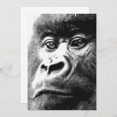 ゴリラの招待状 招待状 (正面/裏面)