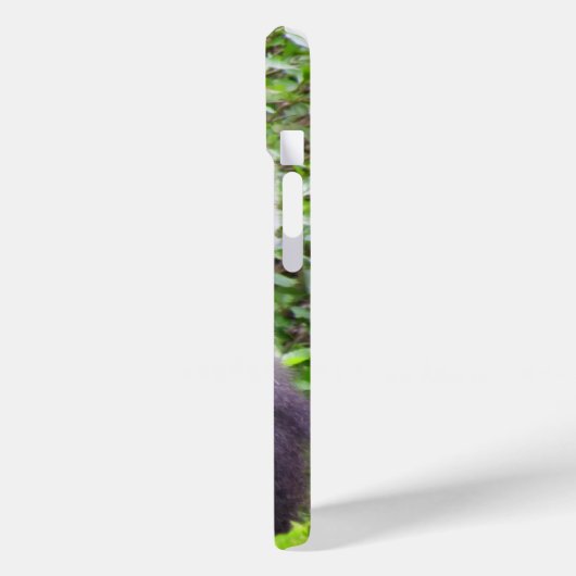 ゴリラの携帯ケースを覗き見る Case-Mate iPhoneケース (裏面 / 左)