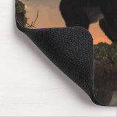 ゴリラの日没 マウスパッド (コーナー)