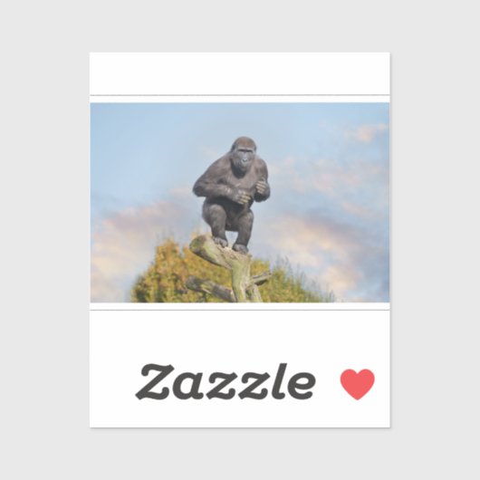 ゴリラの木の均衡に関する法律 シール (シート)