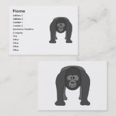 ゴリラの漫画 名刺 (正面/裏面)