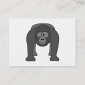 ゴリラの漫画 名刺 (裏面)