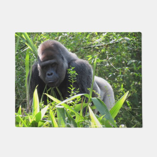 ゴリラの玄関マット ドアマット (正面)