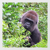 ゴリラの窓がしがみつく ウィンドウサイン (シート)