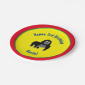 ゴリラの紙皿の動物の誕生会 ペーパープレート (アングル)