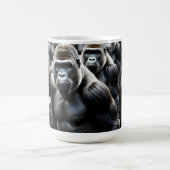 ゴリラの群れ コーヒーマグカップ (中央)
