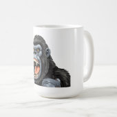 ゴリラの頭 コーヒーマグカップ (正面右)