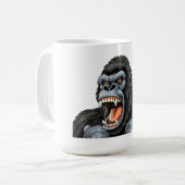 ゴリラの頭 コーヒーマグカップ (正面左)
