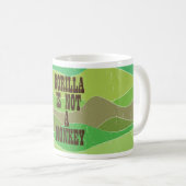 ゴリラは猿ではない コーヒーマグカップ (正面右)