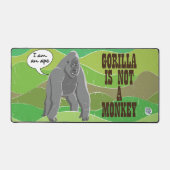 ゴリラは猿ではない デスクマット (正面)