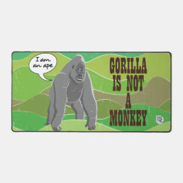 ゴリラは猿ではない デスクマット