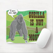 ゴリラは猿ではない マウスパッド (マウス)