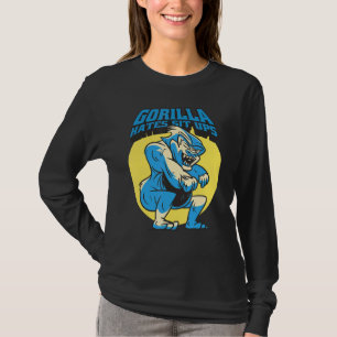 ゴリラはSit Upsを嫌う Tシャツ