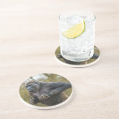 ゴリラを打つ胸部 コースター (側面)