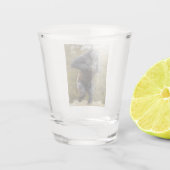 ゴリラを打つ胸部 ショットグラス (裏面)