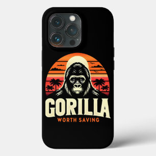 ゴリラを救う価値がある 世界野生生物デー ヴィンテージ iPhone 13 PROケース