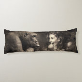 ゴリラを笑わせる女性 ボディピロー (裏面)