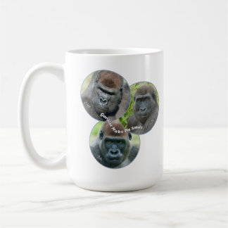 ゴリラを見ると笑顔になる コーヒーマグカップ