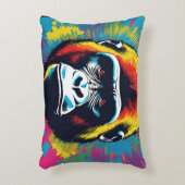 ゴリラアポップ・アートのートカートゥーンスケッチ アクセントクッション (正面(垂直))