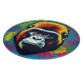 ゴリラアポップ・アートのートカートゥーンスケッチ カッティングボード (角)