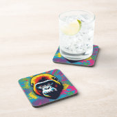 ゴリラアポップ・アートのートカートゥーンスケッチ コースター (右側)