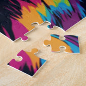 ゴリラアポップ・アートのートカートゥーンスケッチ ジグソーパズル (側面)