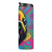 ゴリラアポップ・アートのートカートゥーンスケッチ タンブラー (回転右)