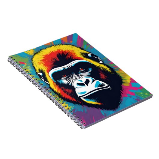 ゴリラアポップ・アートのートカートゥーンスケッチ ノートブック (右側)