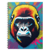 ゴリラアポップ・アートのートカートゥーンスケッチ ノートブック (正面)