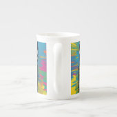 ゴリラアポップ・アートのートカートゥーンスケッチ ボーンチャイナマグカップ (裏面)