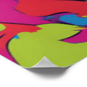 ゴリラアポップ・アートのートカートゥーンスケッチ ポスター (角)