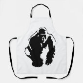 ゴリラアポップ・アートのート エプロン (正面)