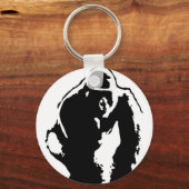 ゴリラアポップ・アートのート キーホルダー (正面)