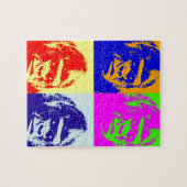 ゴリラアポップ・アートのート ジグソーパズル (横)