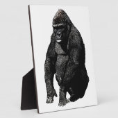 ゴリラアポップ・アートのート フォトプラーク (側面)