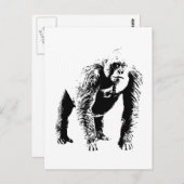 ゴリラアポップ・アートのート ポストカード (正面/裏面)