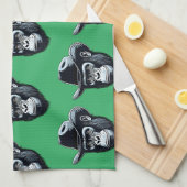 ゴリラカウボーイ キッチンタオル (四つ折り)