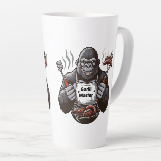 ゴリラグリルマスター カフェラテマグ (右アングル)