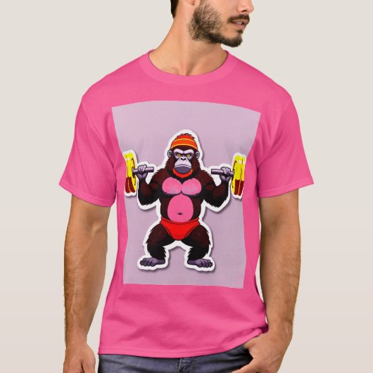 ゴリラゲイン – ビーストモード有効化 Tシャツ (正面)