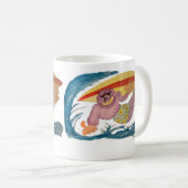 ゴリラサーファー コーヒーマグカップ (正面右)